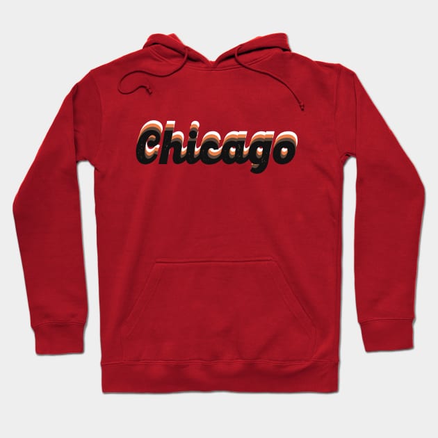 Chicago City Retro Hoodie by Magnet By Nature